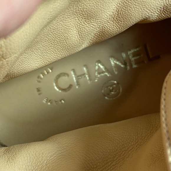 Chanel Calfskin Two Tone Combat Boots 40 - Picture 9 of 10